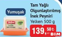 YELKEN TAM YAĞLI OLGUNLAŞTIRILMIŞ İNEK PEYNİRİ 500 G YELKEN TAM YAĞLI OLGUNLAŞTIRILMIŞ İNEK PEYNİRİ 500 G